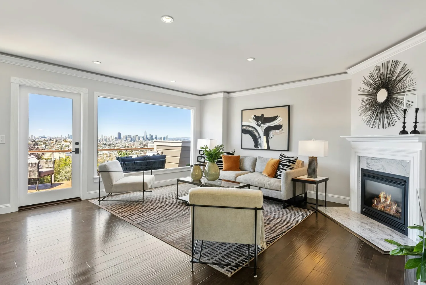 Visite virtuelle 360 degrés d'un appartement moderne contemporain lumineux 2023